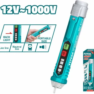 Total AC Voltage Detector/Test Pen – 12V–1000V with LED & Alarm THT29100026