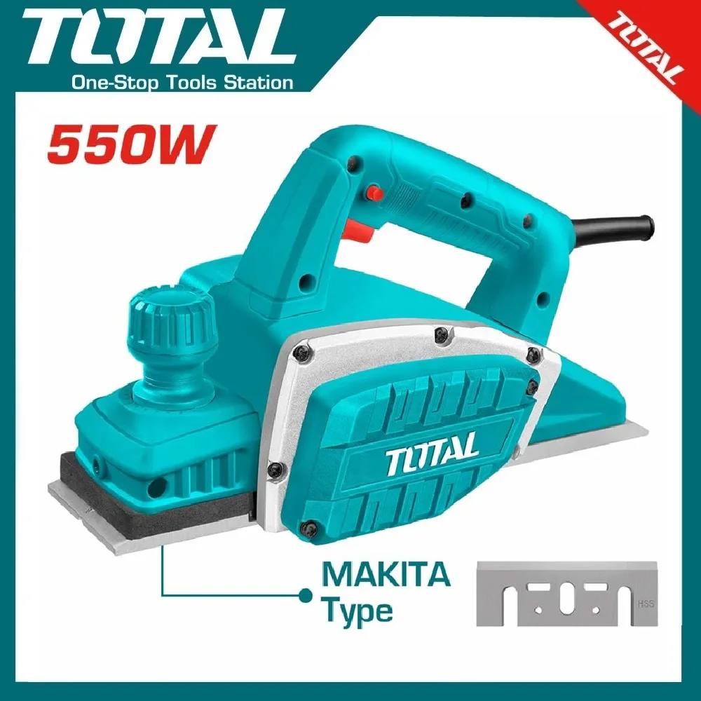 TL5508216 Electric Planer 550W – 82 mm Width, 16,000 RPM TL5508216 Electric Planer 550W – 82 mm Width, 16,000 RPM