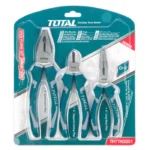 THT1K0301 3‑Piece Pliers Set – Combination, Long Nose & Diagonal Cutting Pliers