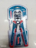 TOTAL Automatic Wire Stripper (3-in-1 Wire Stripper, Cutter & Crimper Tool) THT15246