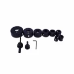 11 Piece Hole Saw Kit – Heavy Duty Cutting Set for Wood, Plastic & Metal