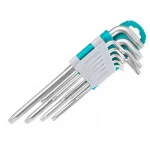 Total Torx Key Set 9-Piece – Long Arm Cr-V Hand Tool Kit THT106392