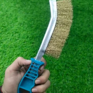 Wire Brush Rust Cleaning Tool – Hand Wire Brush for Metal & Welding Cleaning, Handheld Brass Wire Cleaning Brush