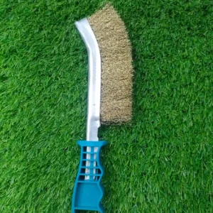 Wire Brush Rust Cleaning Tool – Hand Wire Brush for Metal & Welding Cleaning, Handheld Brass Wire Cleaning Brush