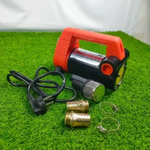 Pure Copper Motor Speed Pump – Heavy Duty Electric Oil & Diesel Transfer Pump with Clamps