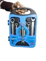 7 Pcs Ratcheting Combination Wrench Set CR-V Steel with 72-Tooth Gear, Metric Sizes, Heavy Duty Professional Hand Tool Set