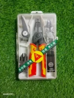 Multifunction Electrician Pliers Tool Kit – Wire Cutter, Wire Stripper & Crimping Pliers with Insulated Handle