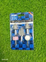 PFERD 5 PCS Mounted Grinding Stones Set – 1/4 Inch Shank | Polishing & Grinding Tool