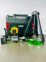 SELEX Rechargeable Green Laser Level Kit with Tripod & 2 Batteries