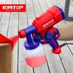EMTOP Electric Spray Gun 450W – Industrial Paint Sprayer with Adjustable Flow (380ml/min)