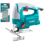 TOTAL Jig Saw Machine 650W with 5 Free Blades TS206806