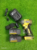 SELEX 108V Cordless Impact Wrench – High Power Rechargeable Electric Wrench with 2 Batteries, Fast Charger & Carry Case