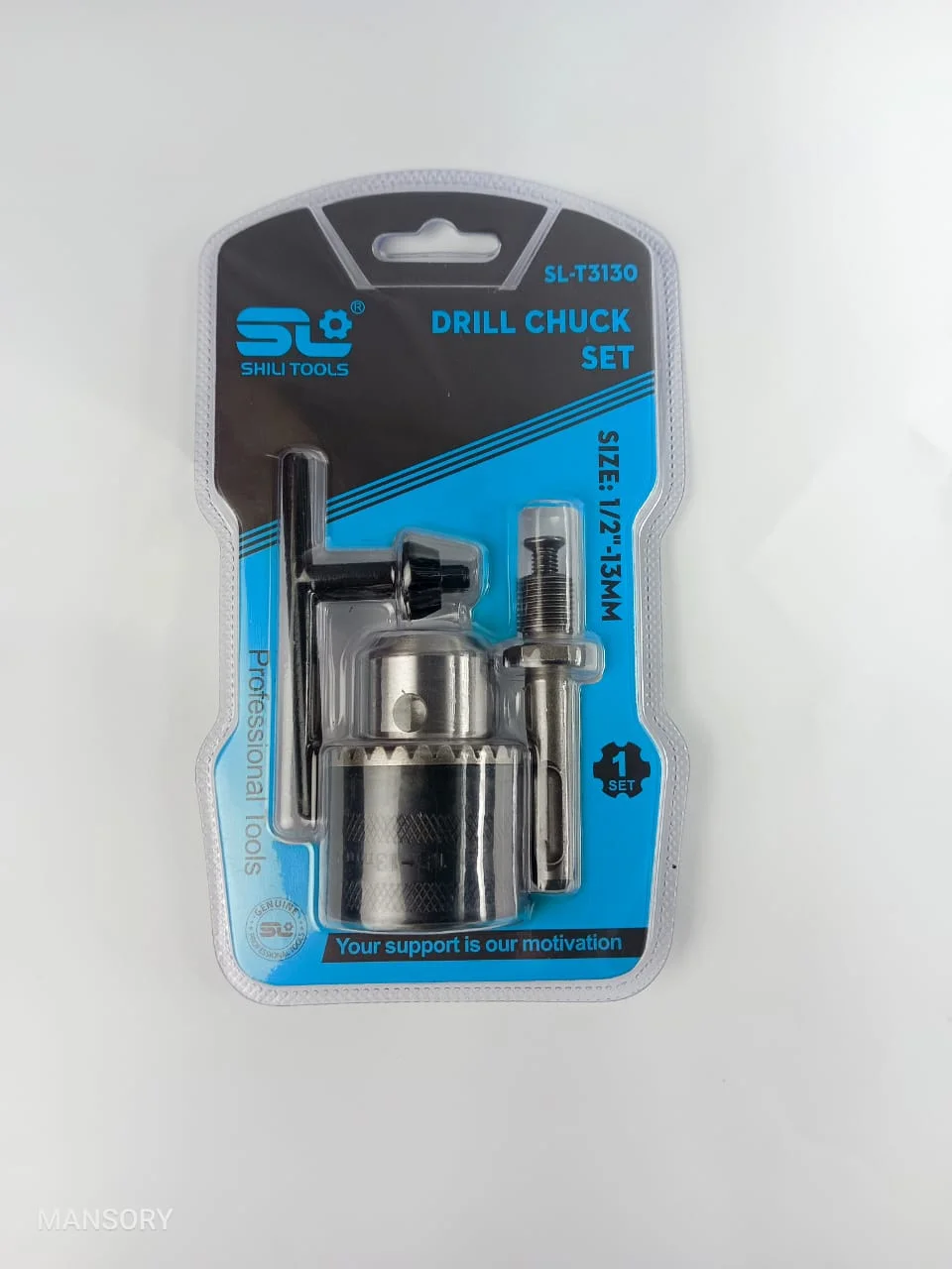 SL Drill Chuck Set 1/2" (13mm) with Key – Heavy Duty Professional Drill Chuck SL Drill Chuck Set 1/2" (13mm) with Key – Heavy Duty Professional Drill Chuck