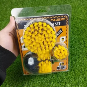 Drill Brush Set – 3 Piece Cleaning Brush Attachment Kit