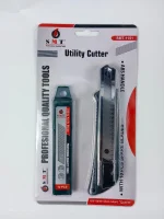 Utility Cutter Knife with Spare Blades ( Paper cutter ) – Heavy Duty ABS Handle SMT 1151