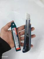 Utility Cutter Knife with Spare Blades ( Paper cutter ) – Heavy Duty ABS Handle SMT 1151