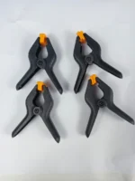 A-Clip Spring Clamps Set 4 Inch 4pcs – Strong Grip Plastic Clamps for Woodworking, Craft & DIY