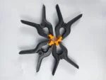 A-Clip Spring Clamps Set 4 Inch 4pcs – Strong Grip Plastic Clamps for Woodworking, Craft & DIY