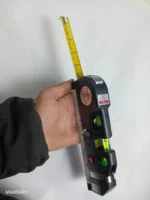 Laser Level Pro 3 Multipurpose Laser Level with Measuring Tape | Horizontal & Vertical Alignment Tool