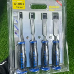 STAREX Woodworker Chisel Set – 4 Piece Professional Wood Chisel Kit