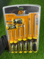 8-Piece Professional Screwdriver Set with Soft Grip Handle – Cr-V Steel – Phillips & Slotted
