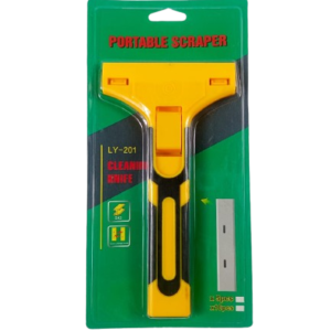 Portable Scraper Cleaning Knife LY-201 with Replaceable Blades for Glass, Tiles & Stickers