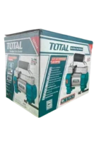 TOTAL 12V Auto Air Compressor – Portable Car Tire Inflator Pump – Heavy Duty Metal Cylinder TTAC2506