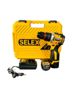 SELEX 18V Cordless Drill Machine with 2 Li-Ion Batteries & Charger