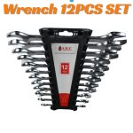 SMT 12-Piece Double Open End Wrench Set – Professional Spanner Set (6-32mm)
