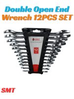 SMT 12-Piece Double Open End Wrench Set – Professional Spanner Set (6-32mm)