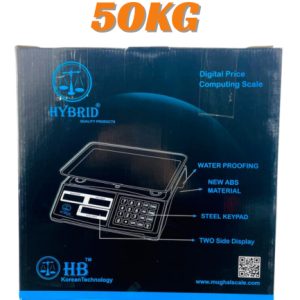 HYBRID Digital Price Computing Weighing Scale – Dual Display 50KG