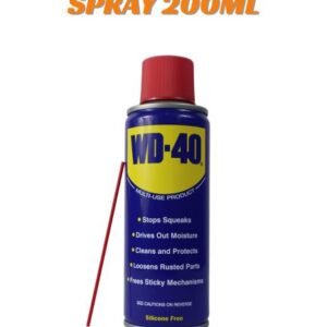 WD-40 Multi-Use Product 200ml Lubricant Spray Rust Remover Penetrant & Water Displacement
