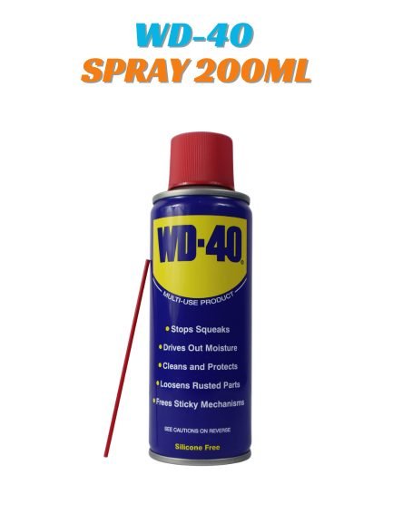 WD-40 Multi-Use Product 200ml Lubricant Spray Rust Remover Penetrant & Water Displacement WD-40 Multi-Use Product 200ml Lubricant Spray Rust Remover Penetrant & Water Displacement