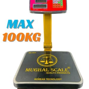 Mughal Scale MS-3034 Digital Price Computing Weighing Scale with Pole Display – 100KG Capacity
