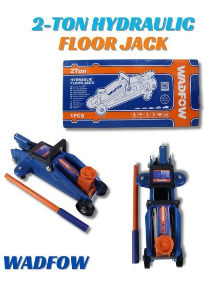 WADFOW 2-Ton Hydraulic Floor Jack - Heavy Duty Trolley Jack for Cars & Compact SUVs WADFOW 2-Ton Hydraulic Floor Jack - Heavy Duty Trolley Jack for Cars & Compact SUVs