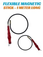 1-Meter Long Flexible Magnetic Pick-Up Tool - Heavy Duty Extendable Magnet Stick for Retrieving Bolts, Nuts & Keys