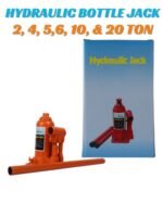 Heavy Duty Hydraulic Bottle Jack - 2, 4, 5, 6, 10, & 20 Ton Capacities - Vertical Hand Operated Jack for Cars, Trucks & Industrial Use