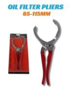 Professional Oil Filter Pliers - 85-115mm Adjustable Range - German Grade Heavy Duty Oil Filter Wrench for Cars & Trucks SAKER