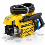 KASUMI KA2150 high pressure washer with pressure gauge, high pressure hose and spray guntoolstationpakistan, toolstation.com