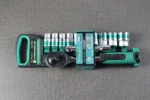 12 PCS 1/4 Inch Drive Socket Wrench Set with Ratchet Handle Xinran