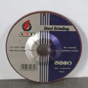 SMT Steel Grinding Disc 4 Inch (100mm) – Type 27 Metal Grinding Wheel for Angle Grinder Disc 4 inch, 5 inch, 7 inch, 9 inch