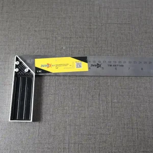 ZEROX 12-Inch Steel Try Square – Precision Measuring & Marking Tool (TM-487149) Guniya scale