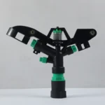 Heavy Duty 360° Rotating Impact Sprinkler - Adjustable Plastic Rain Gun for Garden & Agriculture Irrigation