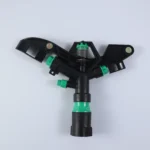 Heavy Duty 360° Rotating Impact Sprinkler - Adjustable Plastic Rain Gun for Garden & Agriculture Irrigation