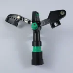 Heavy Duty 360° Rotating Impact Sprinkler - Adjustable Plastic Rain Gun for Garden & Agriculture Irrigation