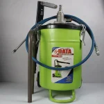 DATA Heavy Duty Bucket Grease Pump - 5000 PSI High Pressure Manual Lubrication Pump with Wheels