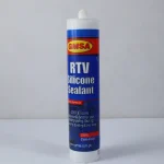 GMSA RTV Silicone Sealant 310ml Waterproof Adhesive Sealant for Glass Metal Bathroom Kitchen