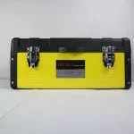 SHIDELI High-Grade Heavy Duty Tool Box - Professional Portable Hardware Storage Organizer with Metal Latches & Top Compartments