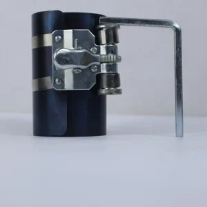 Denfos 4" Professional Piston Ring Compressor - Heavy Duty Stainless Steel Engine Repair Tool with Hex Key & Ratchet Mechanism