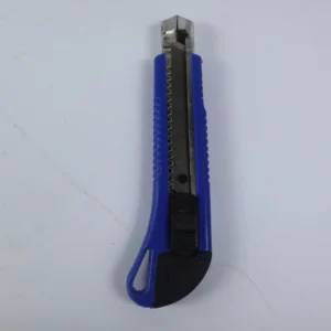 Olympia X-661 Heavy Duty Utility Cutter - 18mm Snap-Off Blade Knife with Ergonomic Non-Slip Grip for Packaging & DIY